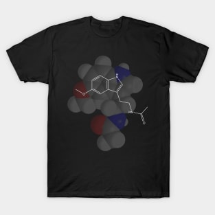 Melatonin Molecule Chemistry T-Shirt